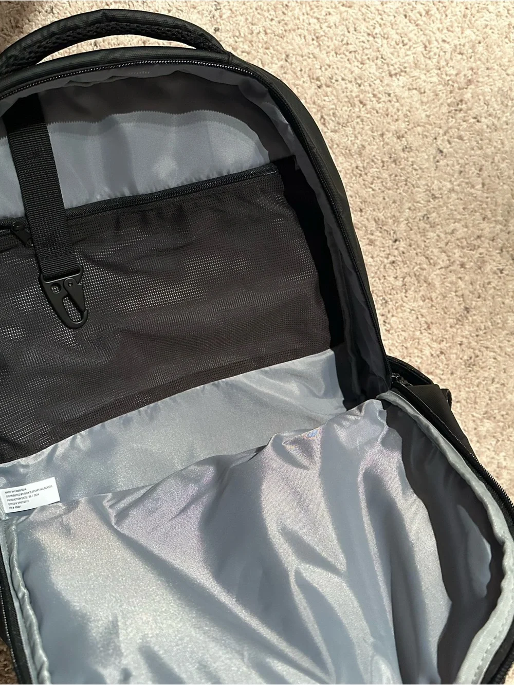 VRST Travel Backpack Black Men's Tech Backpack - Everyday Bag